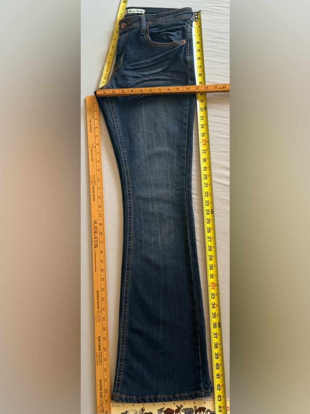 Dollhouse Dark Blue Flared Jeans - Picture 6 of 11